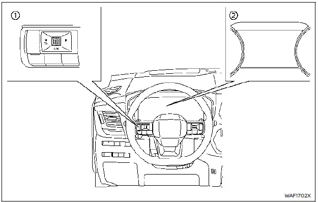 Nissan Rogue – activation et désactivation du système d’alerte vigilance conducteur intelligent