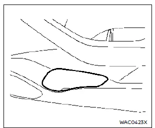 Logement porte-bouteille intégré dans le panneau de porte du Nissan Rogue