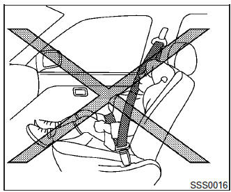 Precautions on seat belt usage