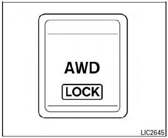 All-wheel drive (AWD) lock switch (if so equipped)