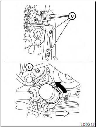 Changing engine oil filter