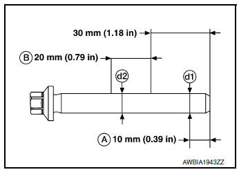 Lower cylinder block bolt outer diameter