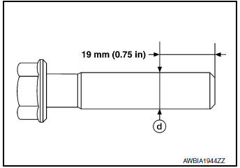 Connecting rod bolt outer diameter