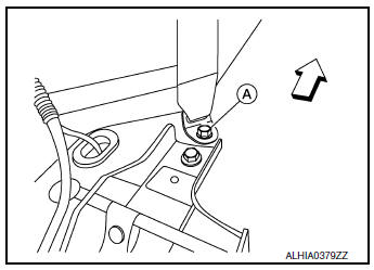 Seat belt retractor : removal and installation