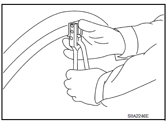 Procedure of the hemming process